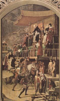 Court of Inquisition chaired by St Dominic (mk08), BERRUGUETE, Pedro